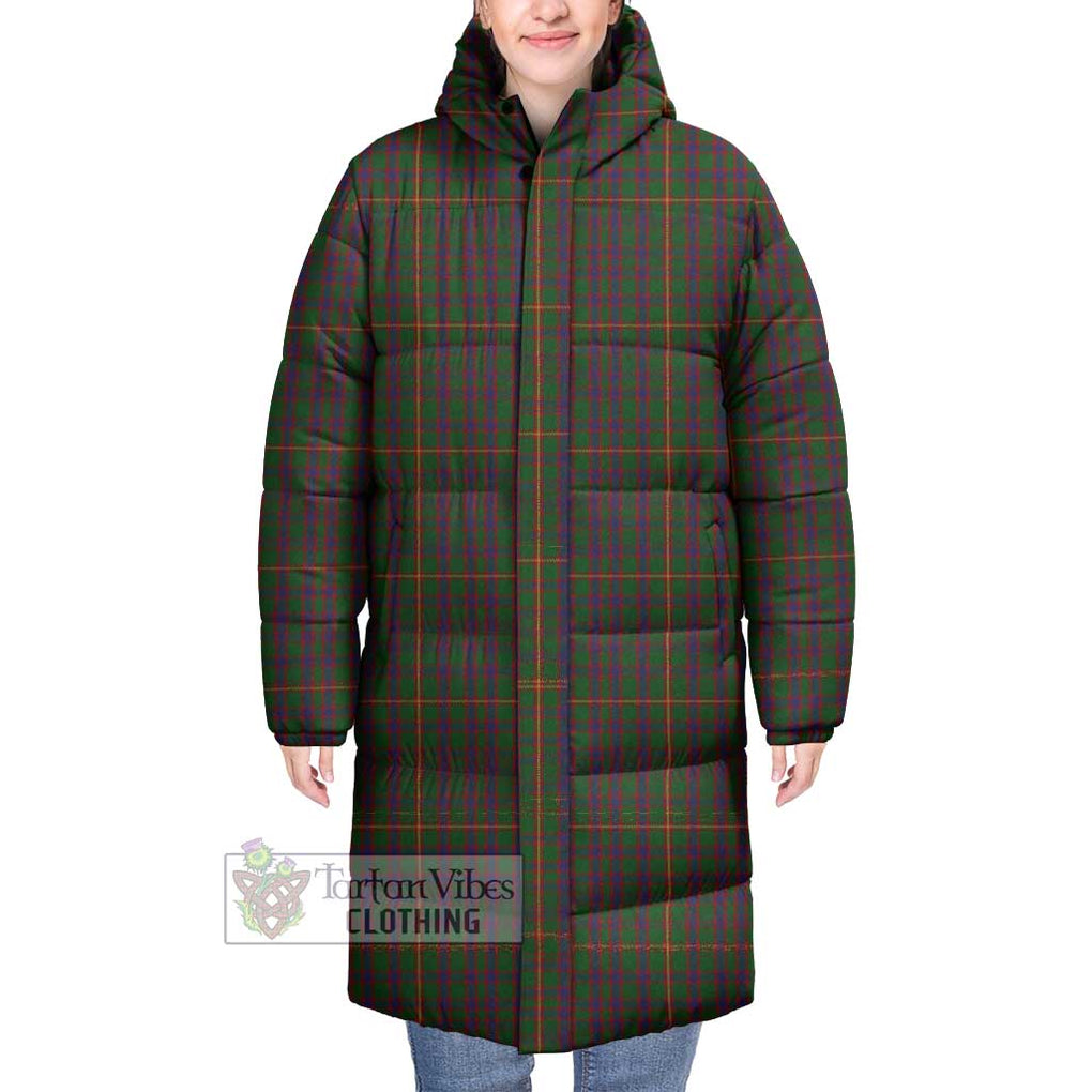 Tartan Vibes Clothing Hall Tartan Long Down Jacket