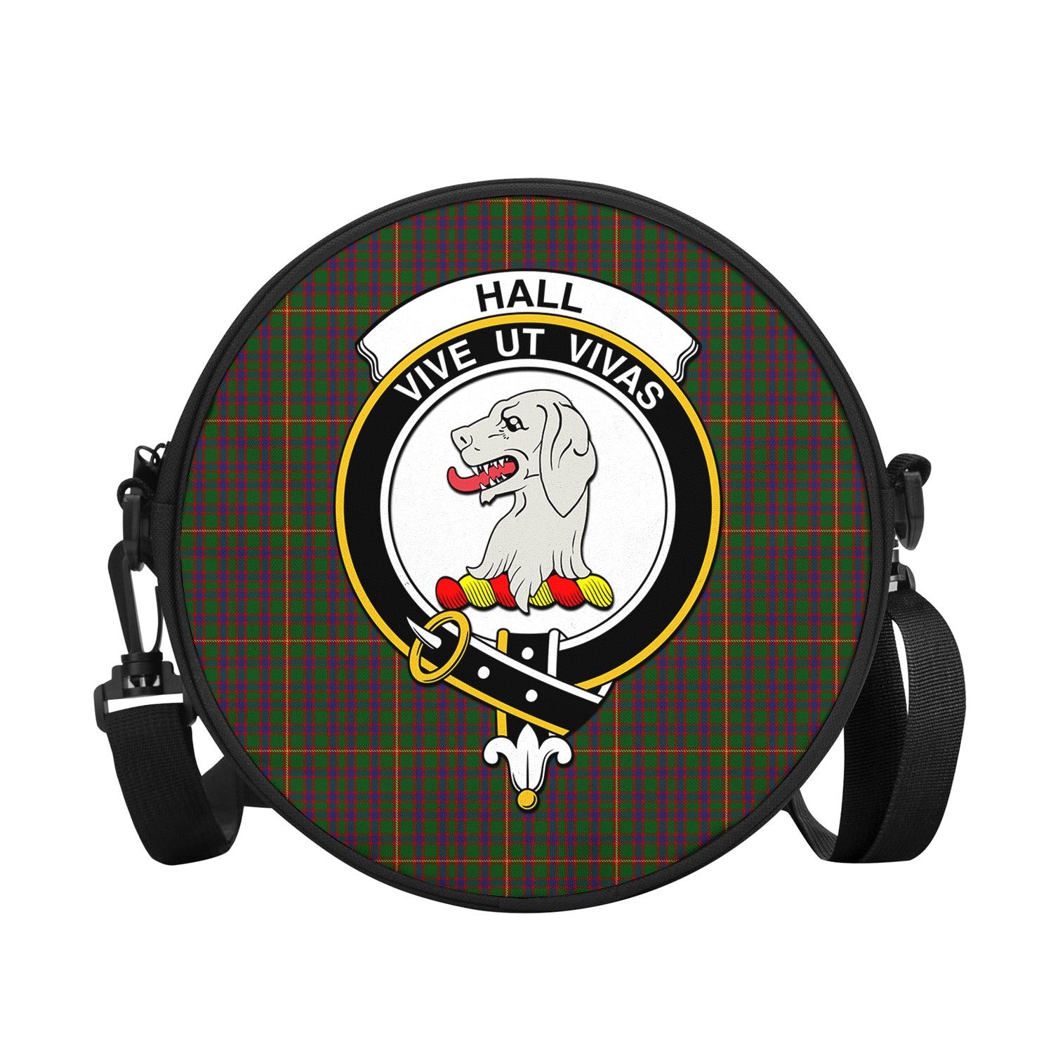 hall-tartan-round-satchel-bags-with-family-crest