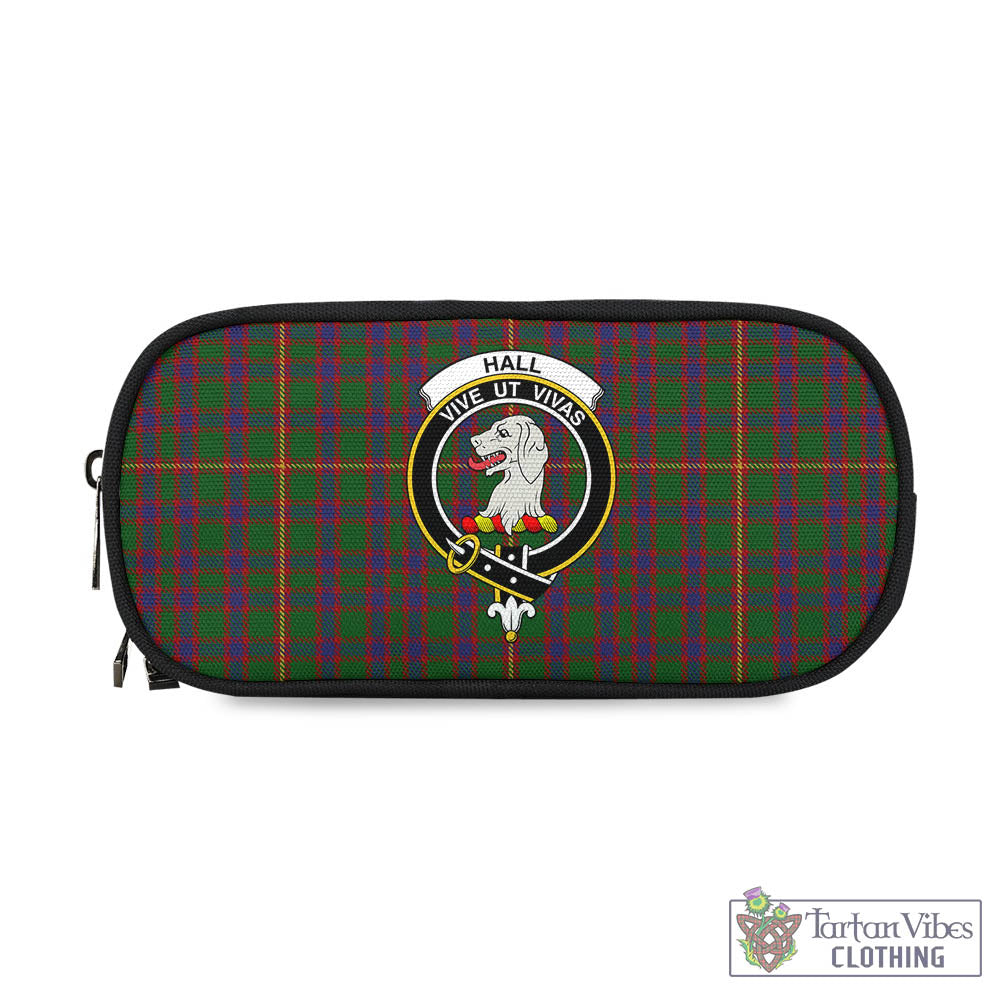 Tartan Vibes Clothing Hall Tartan Pen and Pencil Case with Family Crest