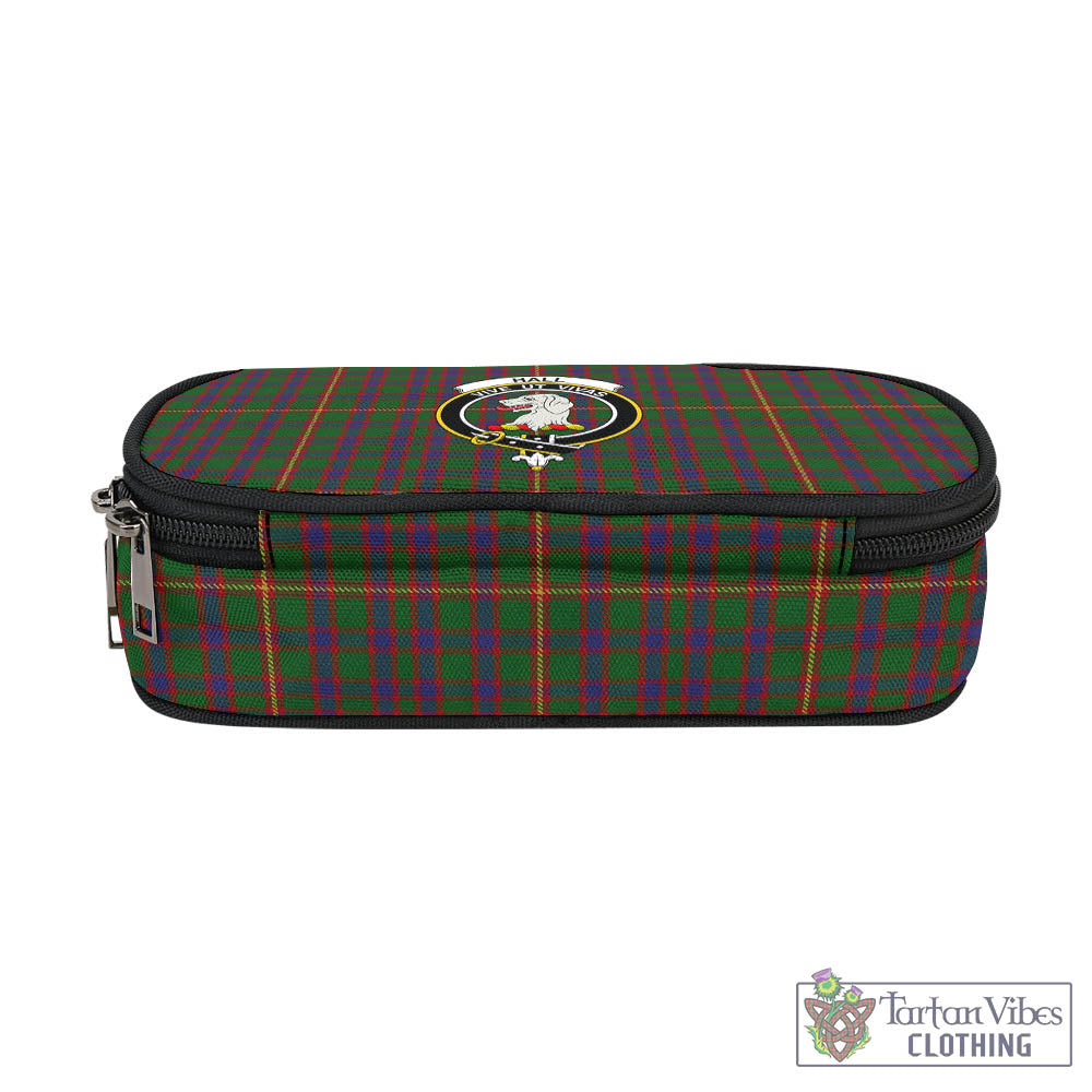 Tartan Vibes Clothing Hall Tartan Pen and Pencil Case with Family Crest