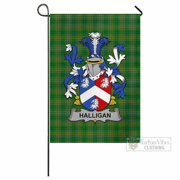 Halligan Irish Clan Flag with Coat of Arms