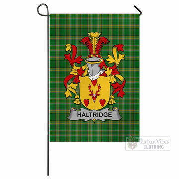 Haltridge Irish Clan Tartan Flag with Coat of Arms