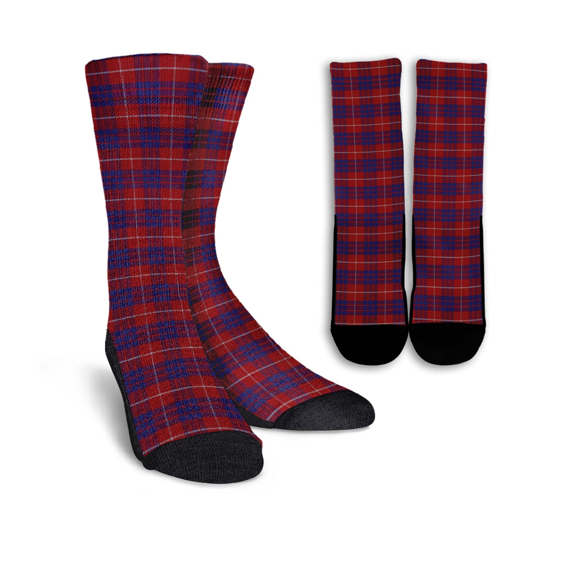 Hamilton Tartan Crew Socks - Tartanvibesclothing