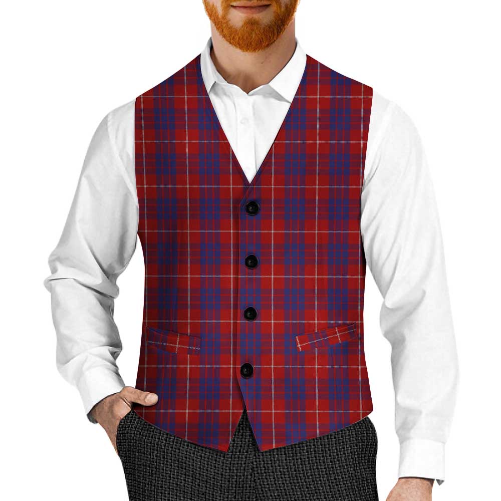 Tartan Vibes Clothing Hamilton Tartan Men's Sleeveless Suit Vest