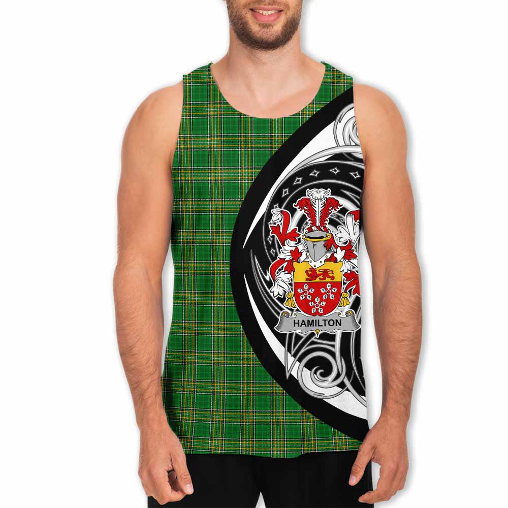 Hamilton Irish Clan Men's Tank Top Celtic Circle Style Men - Tartan Vibes Clothing