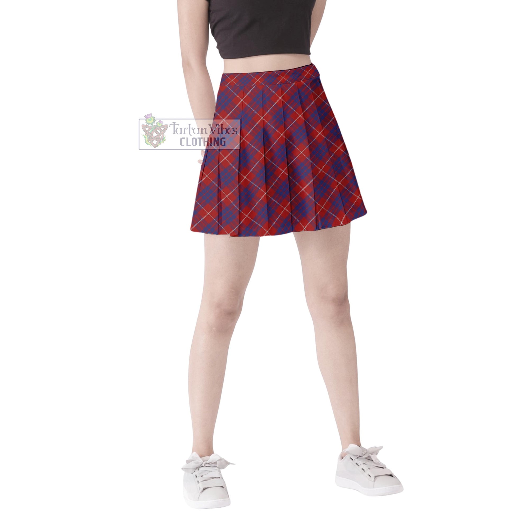 Tartan Vibes Clothing Hamilton Tartan Women's Plated Mini Skirt