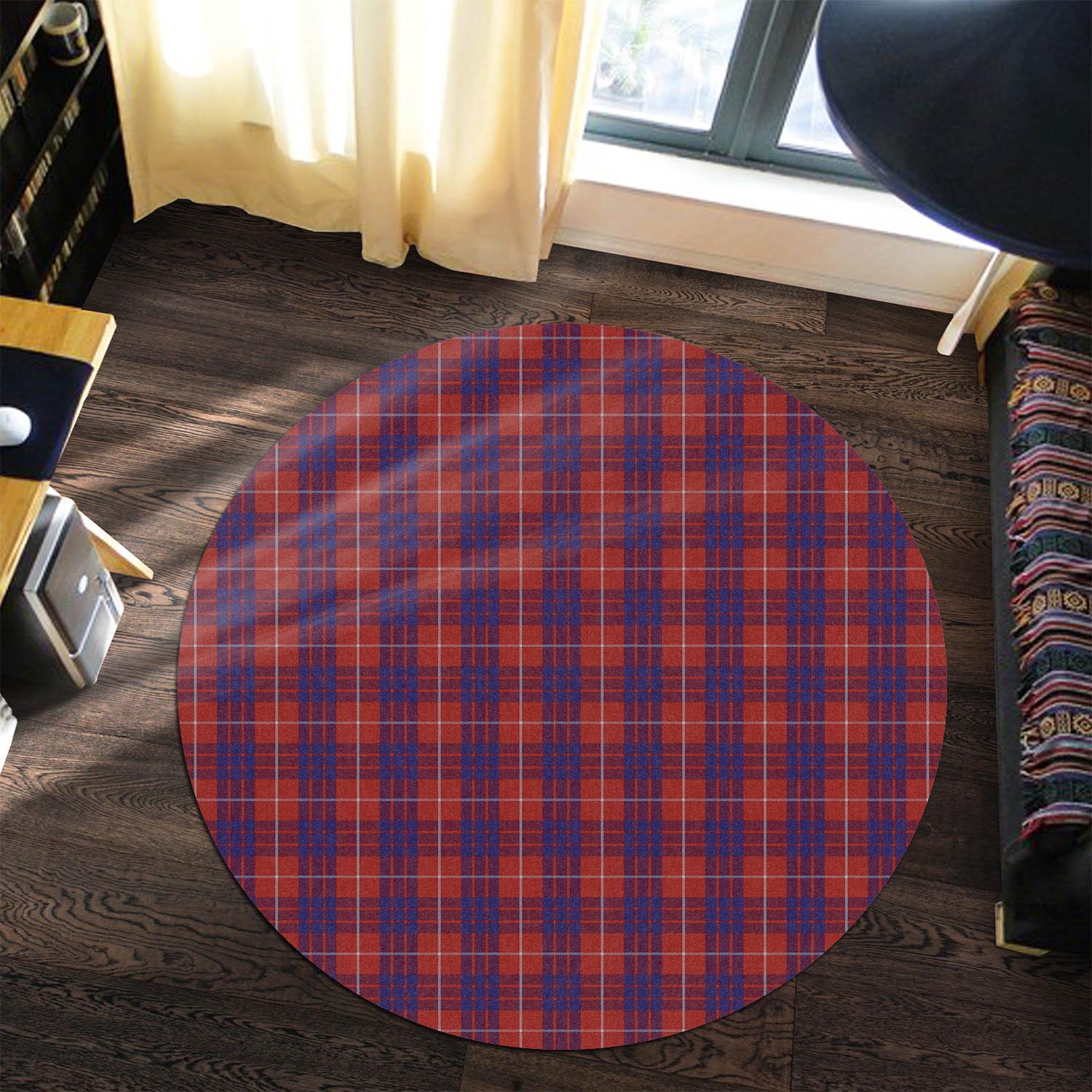 hamilton-tartan-round-rug