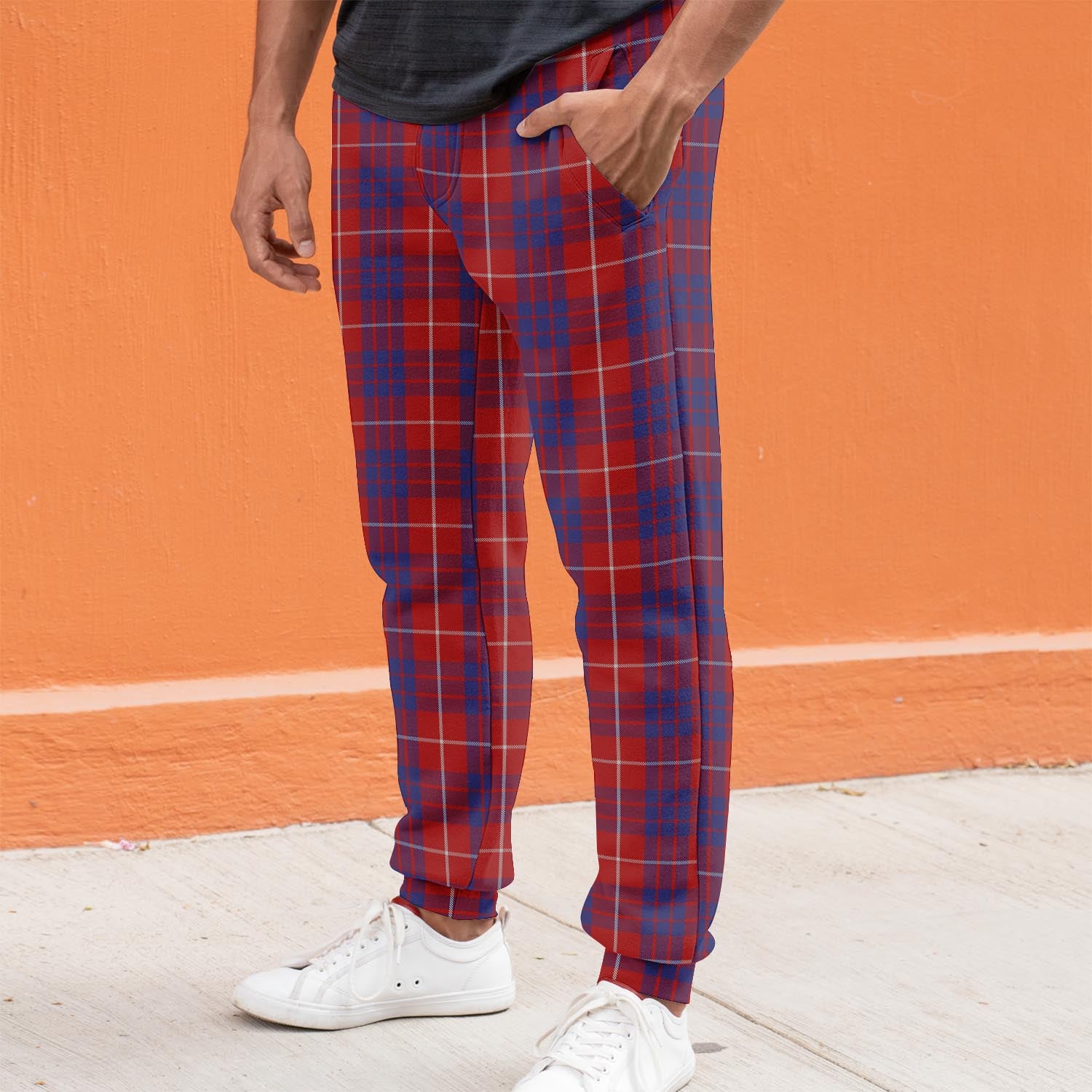 Hamilton Tartan Joggers Pants S - Tartan Vibes Clothing