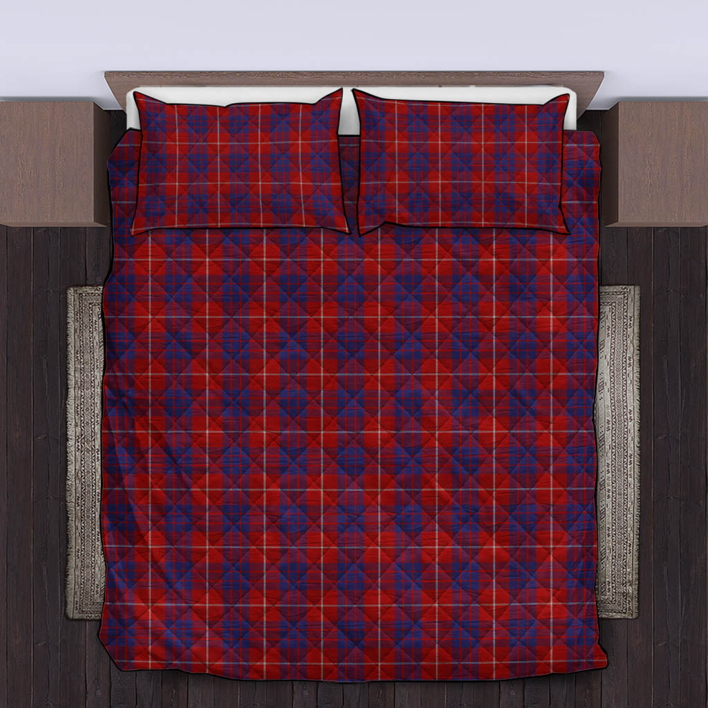 Hamilton Tartan Quilt Bed Set King - Tartan Vibes Clothing