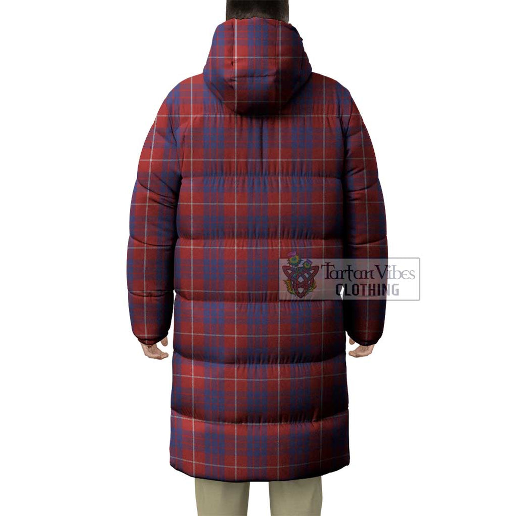 Tartan Vibes Clothing Hamilton Tartan Long Down Jacket