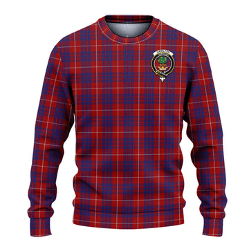 Hamilton Tartan Ugly Sweater with Family Crest