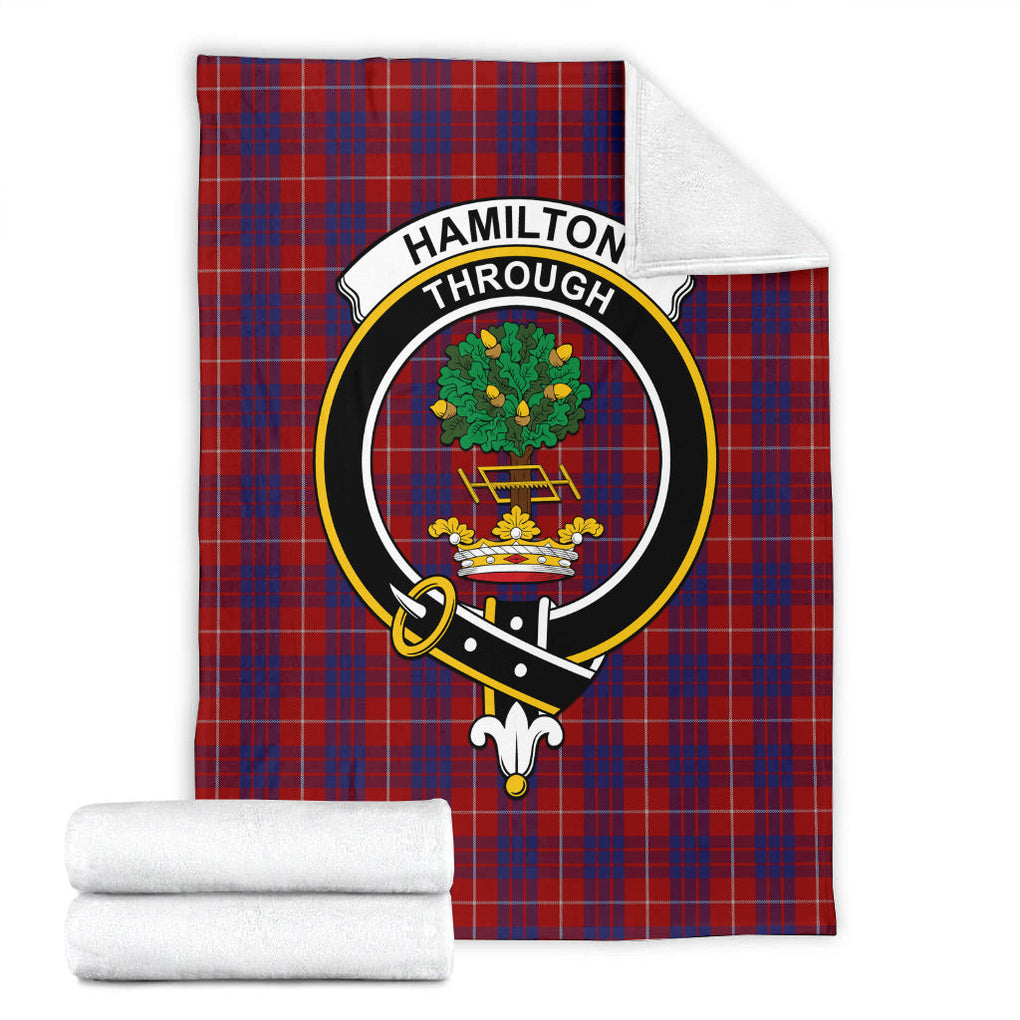 hamilton-tartab-blanket-with-family-crest