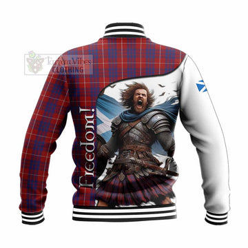 Hamilton Crest Tartan Baseball Jacket Inspired by the Freedom of Scottish Warrior