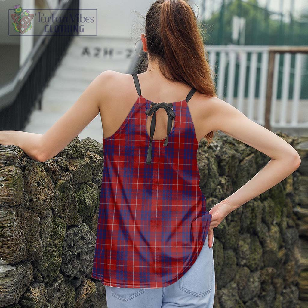 Tartan Vibes Clothing Hamilton Tartan Loose Halter Neck Camisole