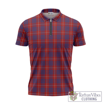 Hamilton Tartan Zipper Polo Shirt