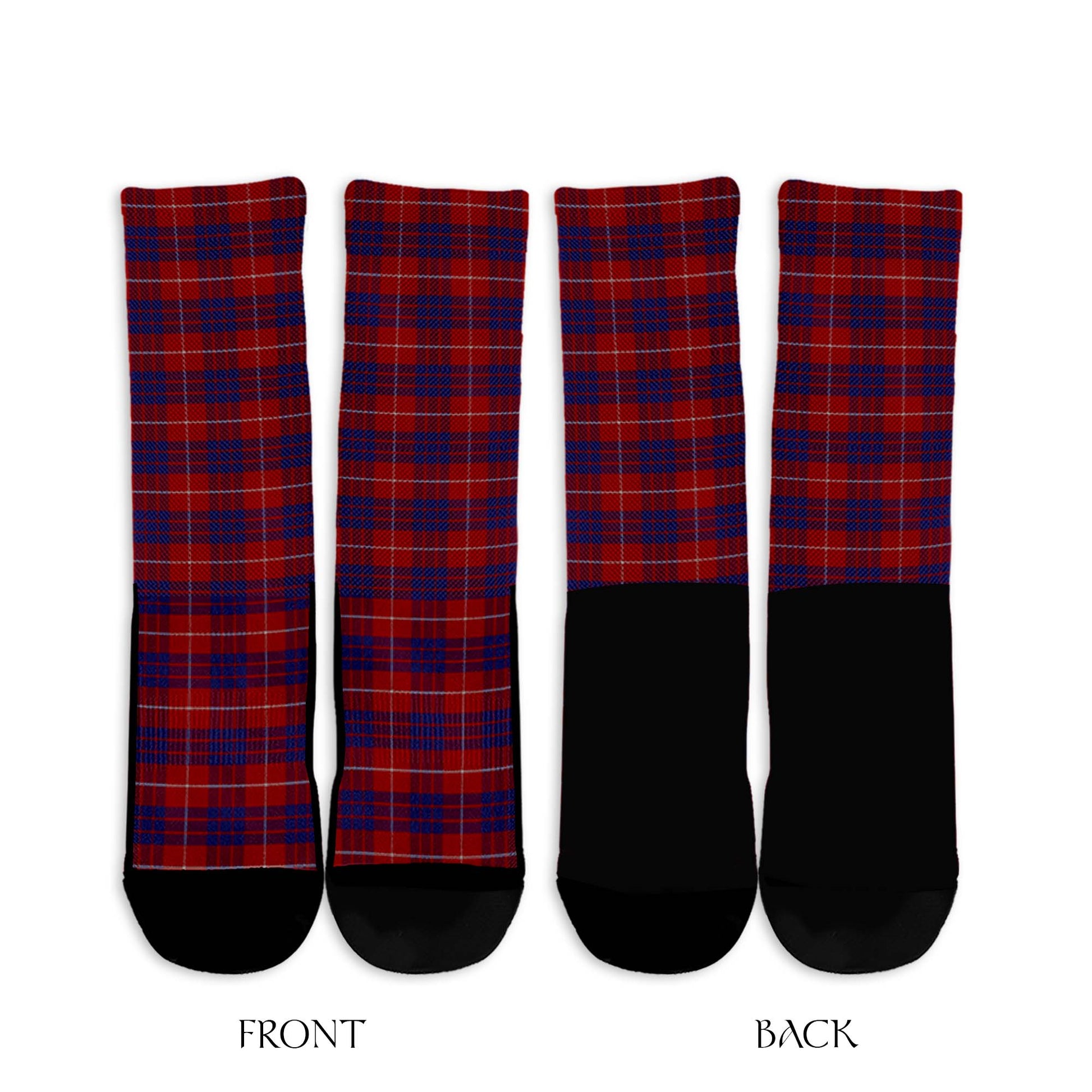 Hamilton Tartan Crew Socks - Tartanvibesclothing