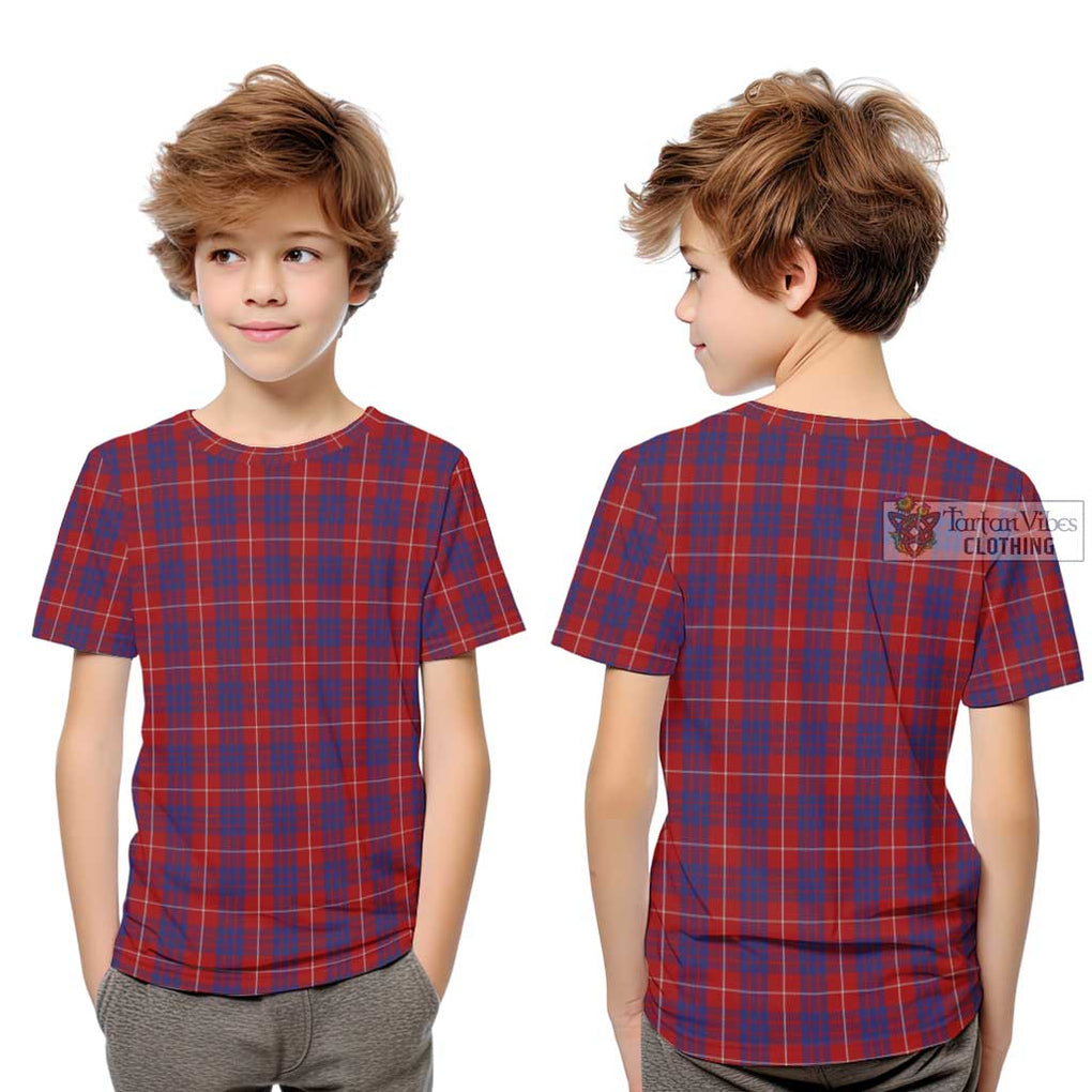 Hamilton Tartan Kid T-Shirt - Tartanvibesclothing Shop