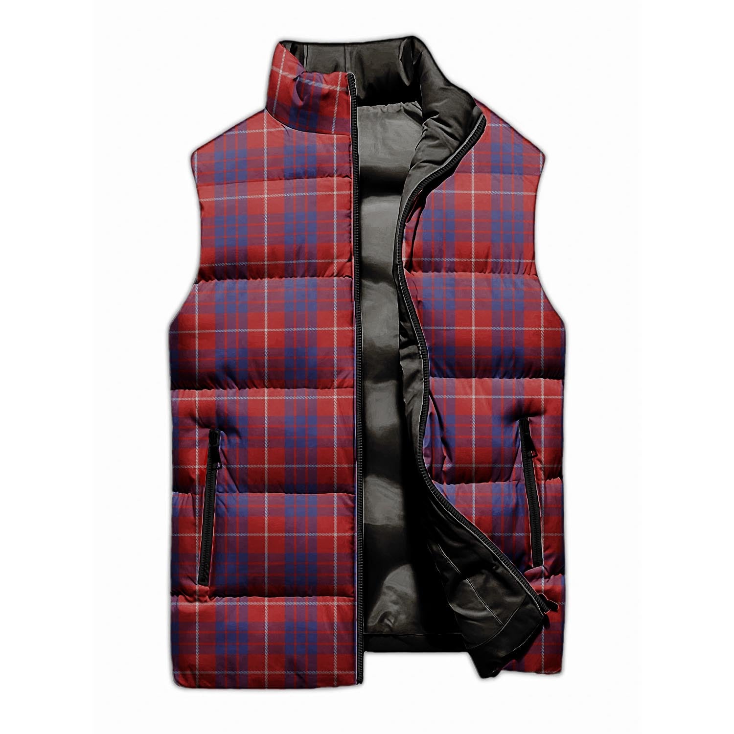 Hamilton Tartan Sleeveless Puffer Jacket - Tartanvibesclothing