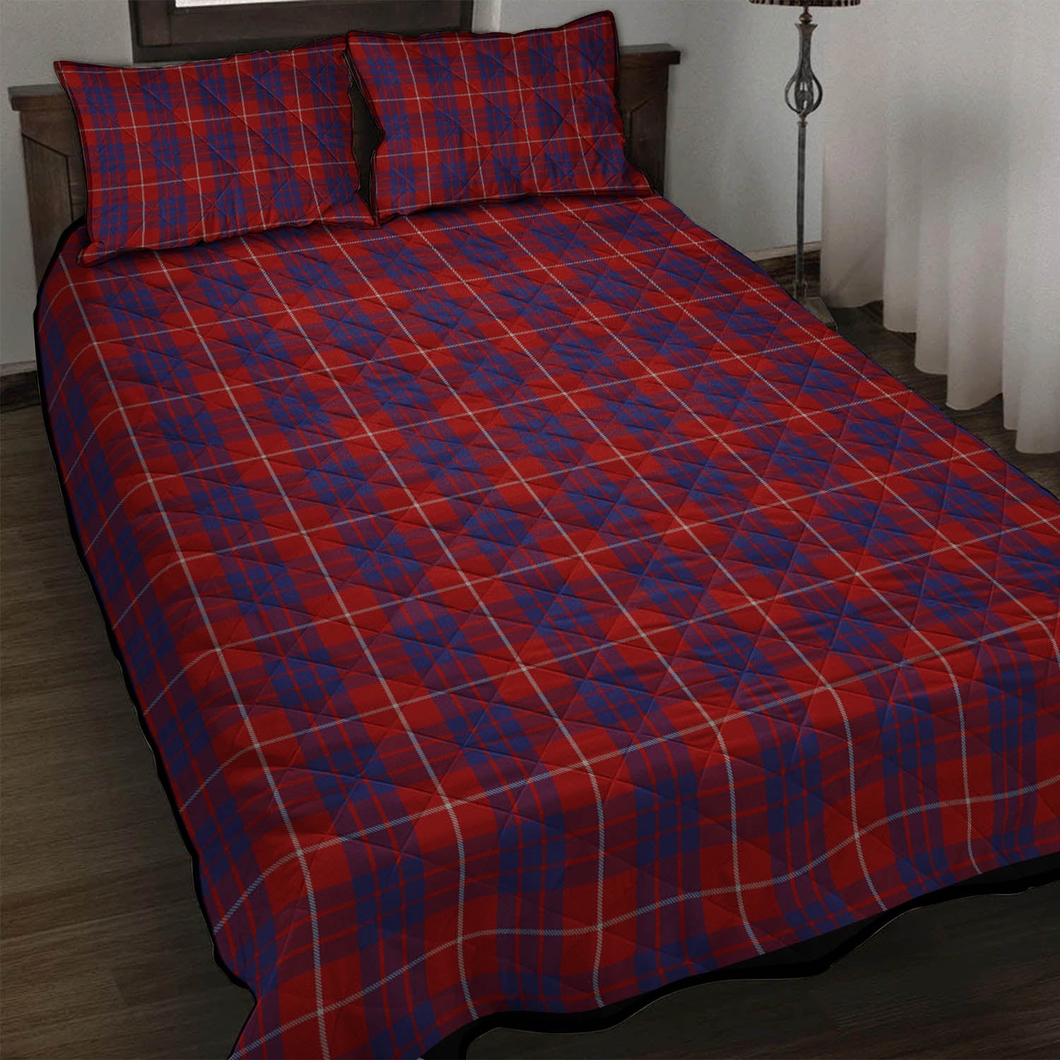 Hamilton Tartan Quilt Bed Set - Tartan Vibes Clothing