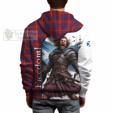 Hamilton Crest Tartan Hoodie Inspired by the Freedom of Scottish Warrior