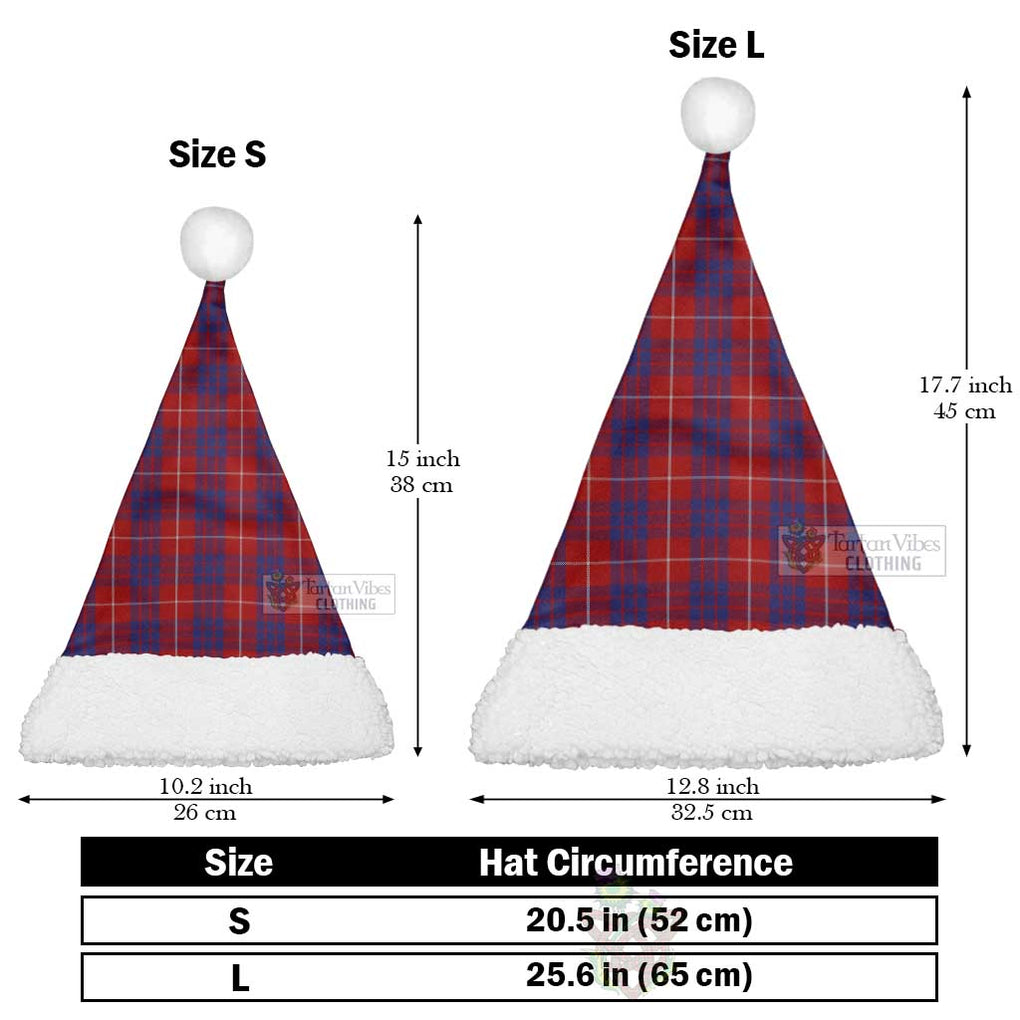 Tartan Vibes Clothing Hamilton Tartan Christmas Santa Hats