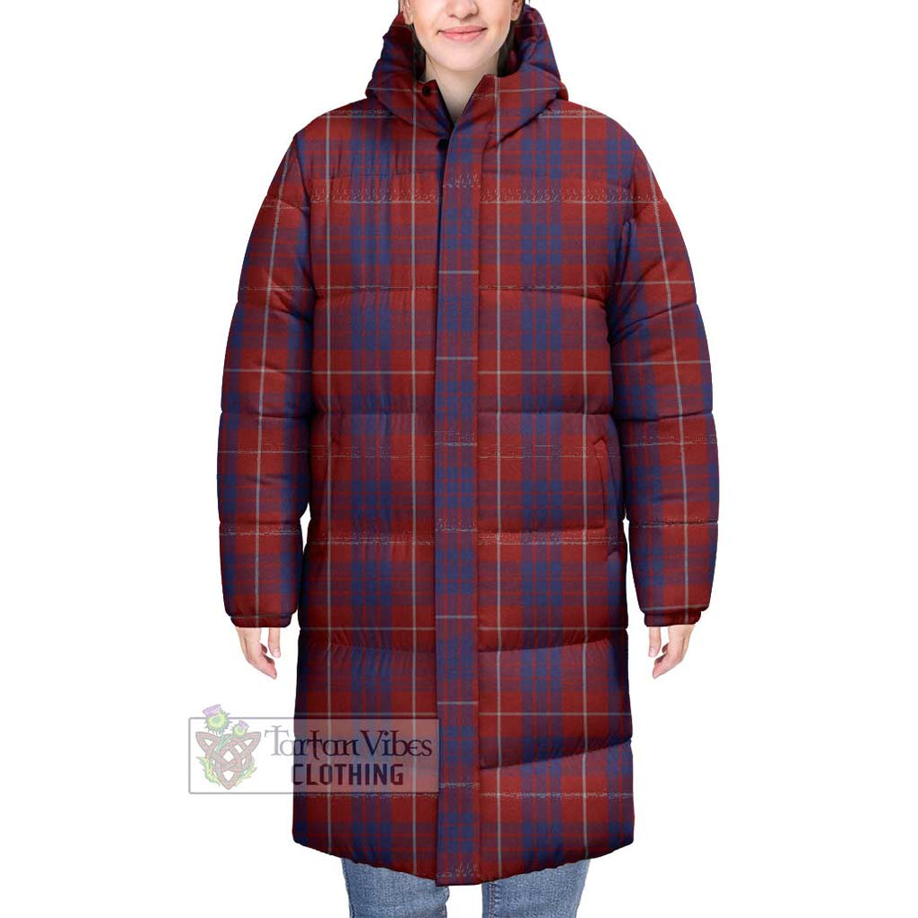 Tartan Vibes Clothing Hamilton Tartan Long Down Jacket