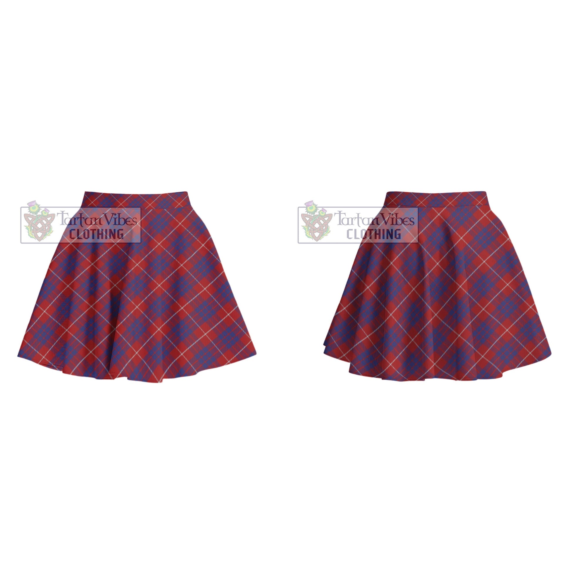 Tartan Vibes Clothing Hamilton Tartan Women's Plated Mini Skirt