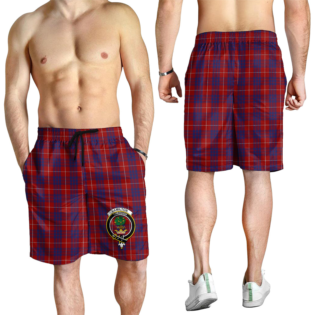 hamilton-tartan-mens-shorts-with-family-crest