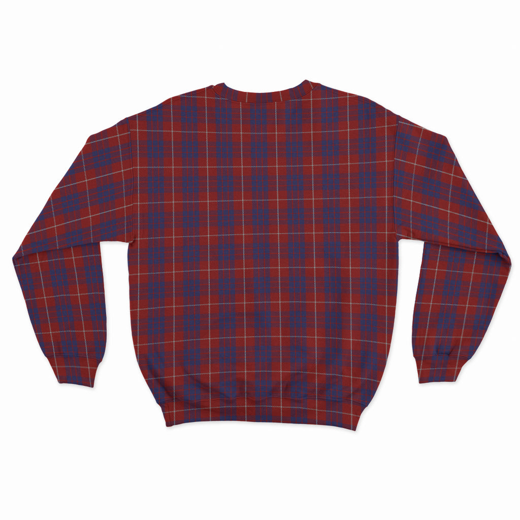 Hamilton Tartan Sweatshirt with Family Crest - Tartan Vibes Clothing