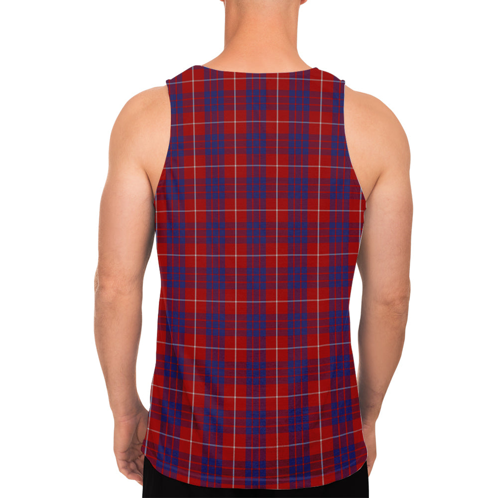 hamilton-tartan-mens-tank-top-with-family-crest