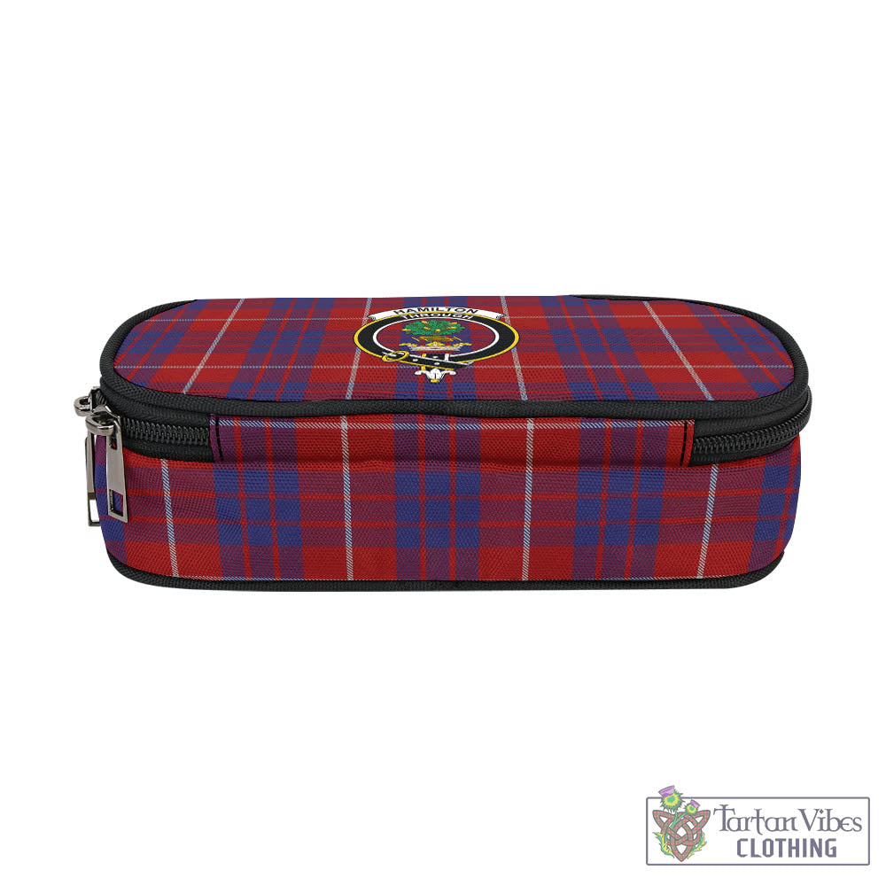 Tartan Vibes Clothing Hamilton Tartan Pen and Pencil Case with Family Crest