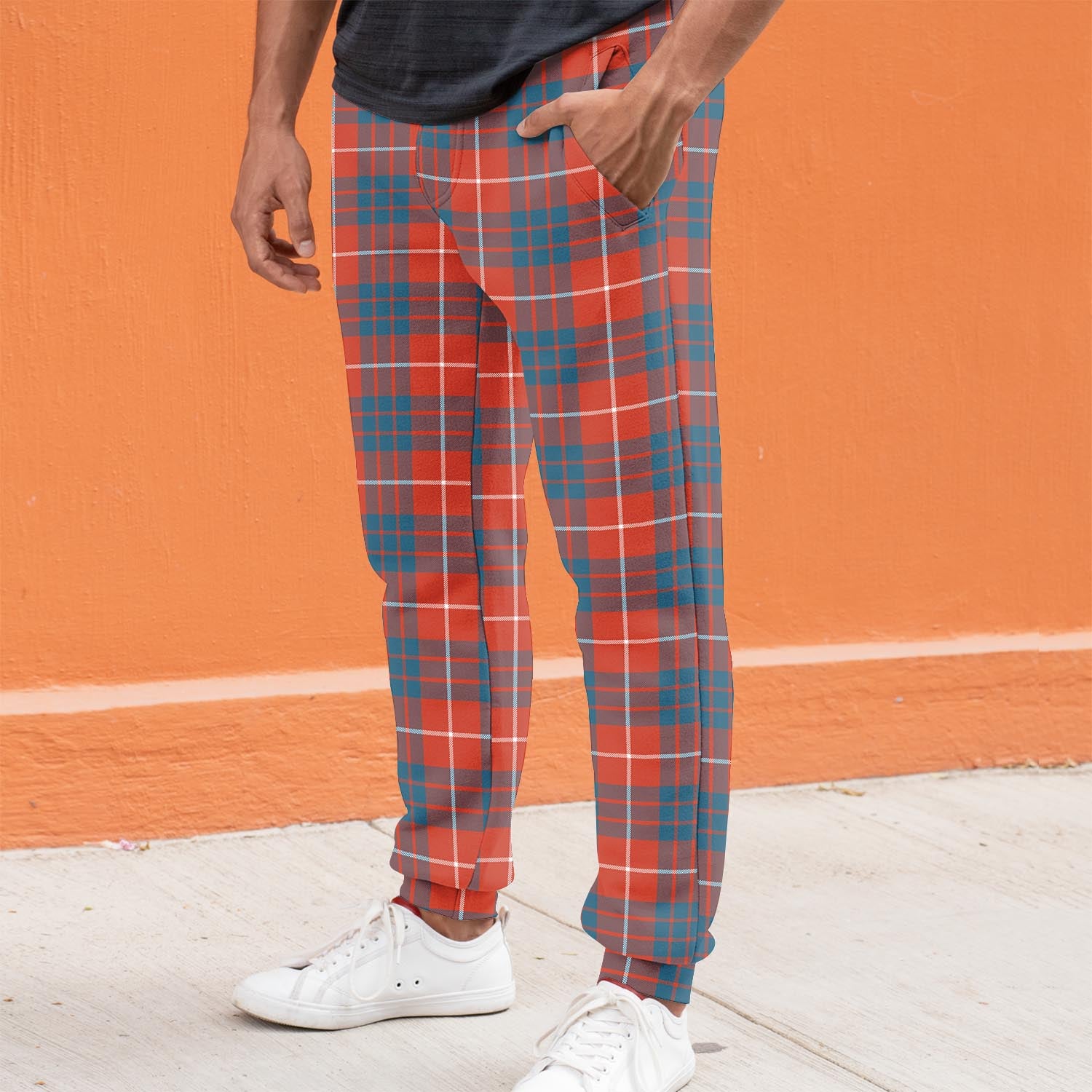 Hamilton Ancient Tartan Joggers Pants S - Tartan Vibes Clothing