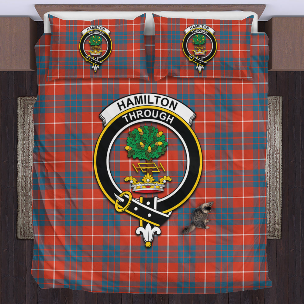 hamilton-ancient-tartan-bedding-set-with-family-crest