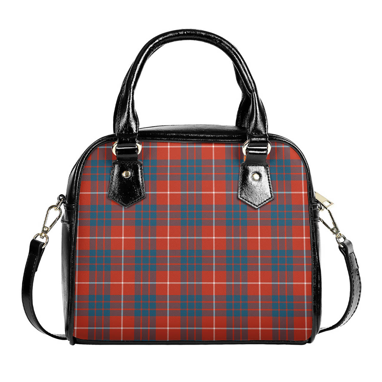 Hamilton Ancient Tartan Shoulder Handbags One Size 6*25*22 cm - Tartanvibesclothing