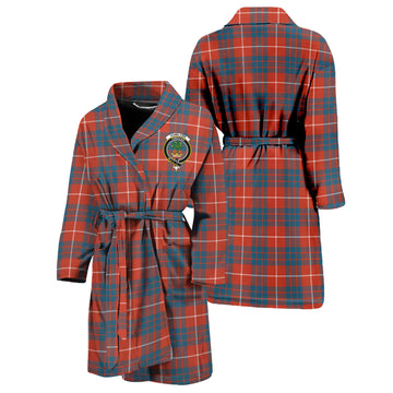 Hamilton Ancient Tartan Bathrobe with Family Crest