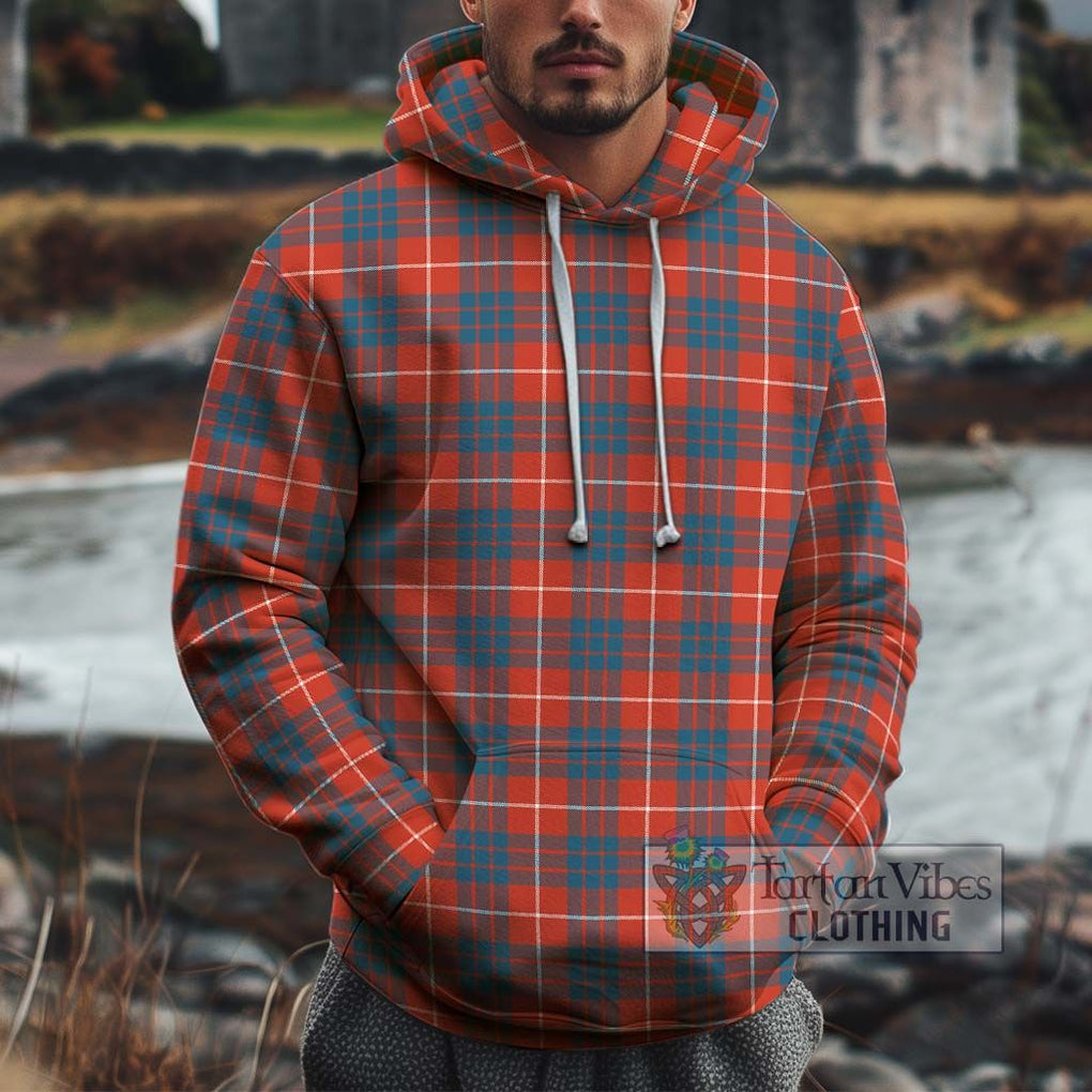 Hamilton Ancient Tartan Cotton Hoodie Pullover Hoodie XS - Tartan Vibes Clothing