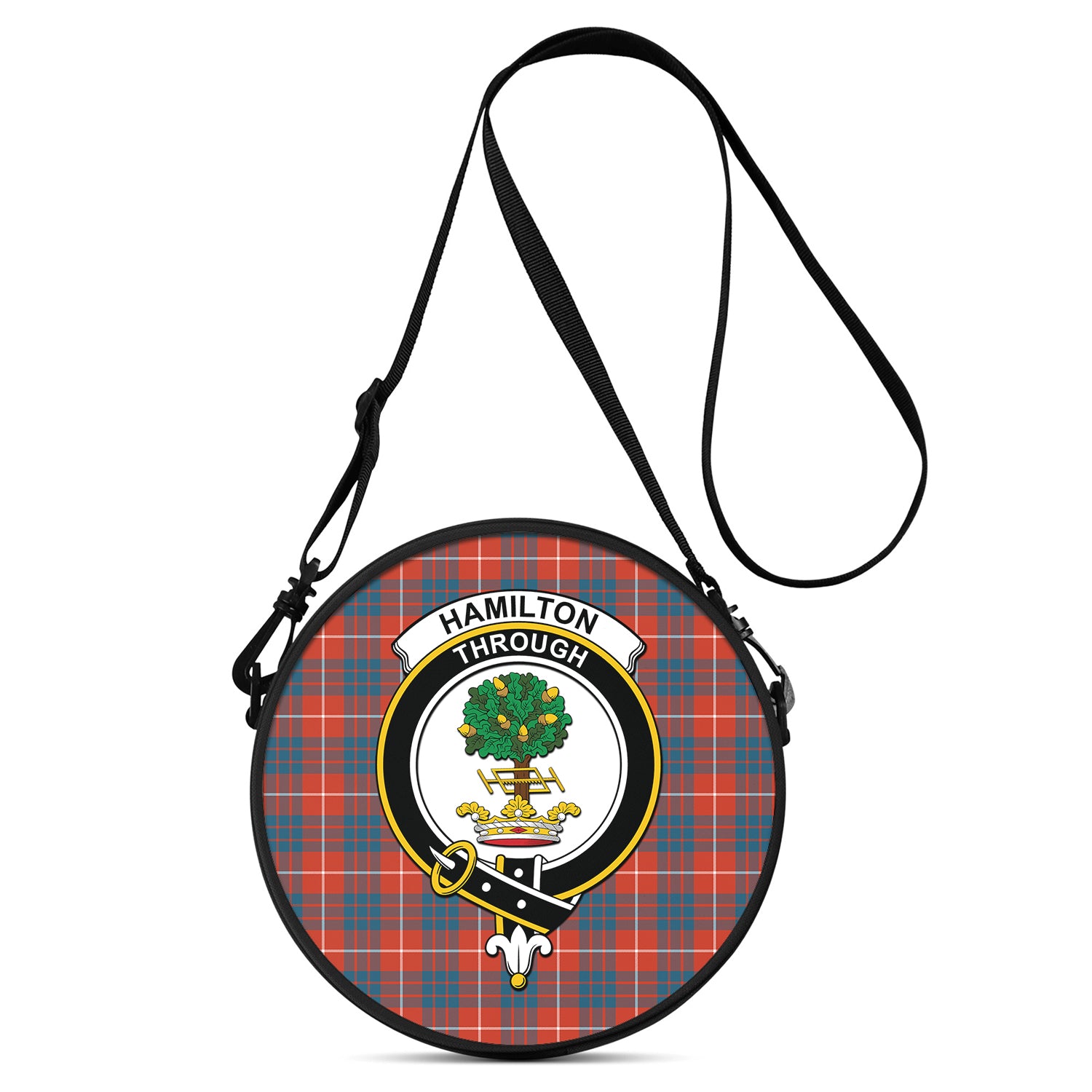 hamilton-ancient-tartan-round-satchel-bags-with-family-crest