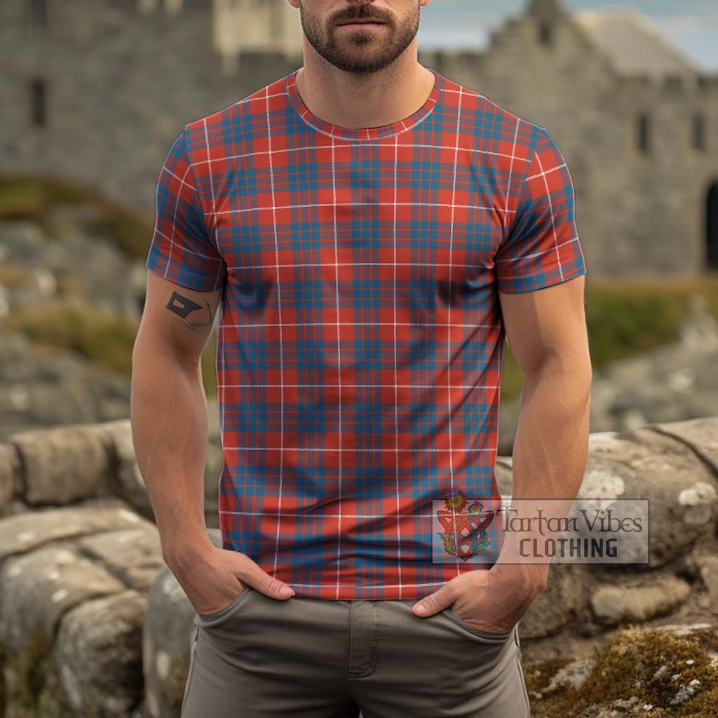 Hamilton Ancient Tartan Cotton T-Shirt Men's Shirt - Tartanvibesclothing Shop