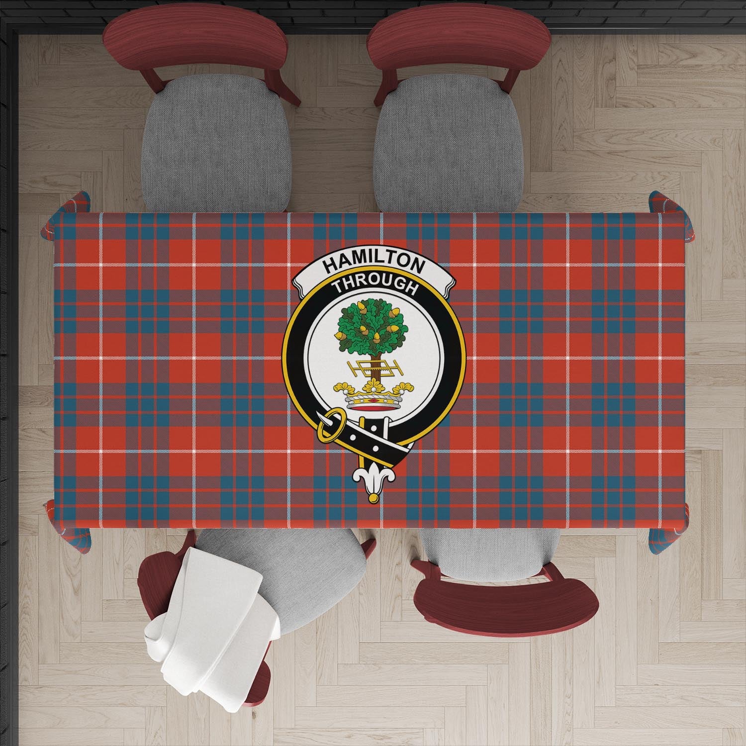 hamilton-ancient-tatan-tablecloth-with-family-crest