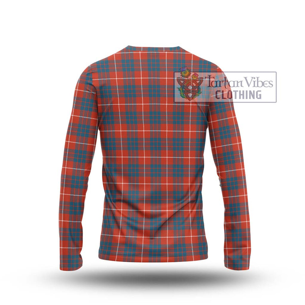 Hamilton Ancient Tartan Long Sleeve T-Shirt with Family Crest DNA In Me Style - Tartanvibesclothing Shop