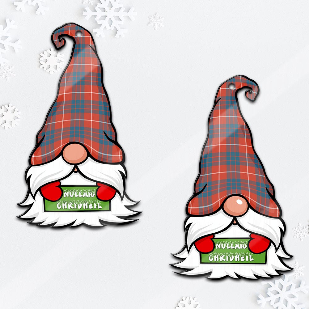 Hamilton Ancient Gnome Christmas Ornament with His Tartan Christmas Hat - Tartan Vibes Clothing