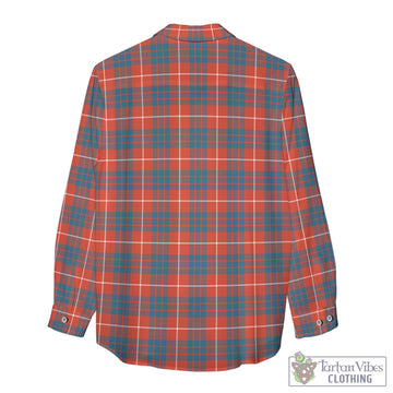 Hamilton Ancient Tartan Womens Casual Shirt with Family Crest