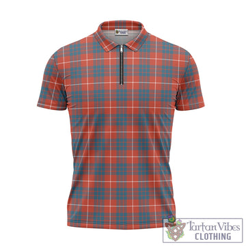 Hamilton Ancient Tartan Zipper Polo Shirt