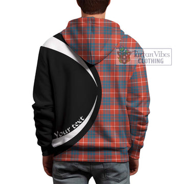 Hamilton Ancient Tartan Hoodie with Family Crest Circle Style