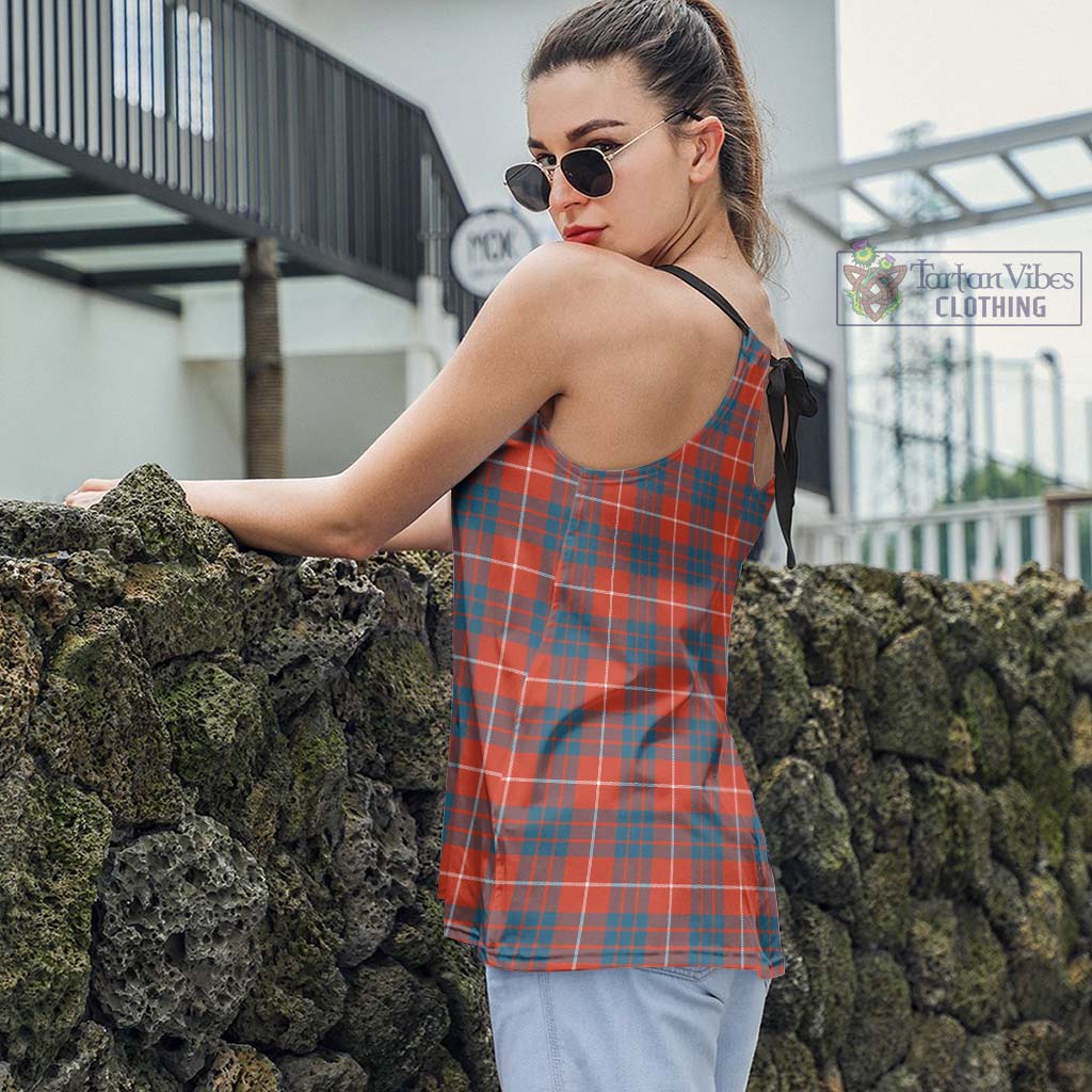 Tartan Vibes Clothing Hamilton Ancient Tartan Loose Halter Neck Camisole