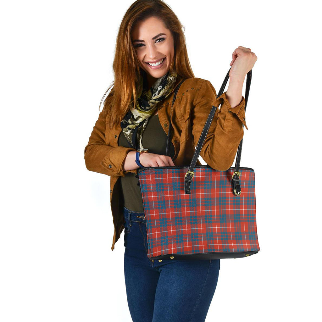 hamilton-ancient-tartan-leather-tote-bag