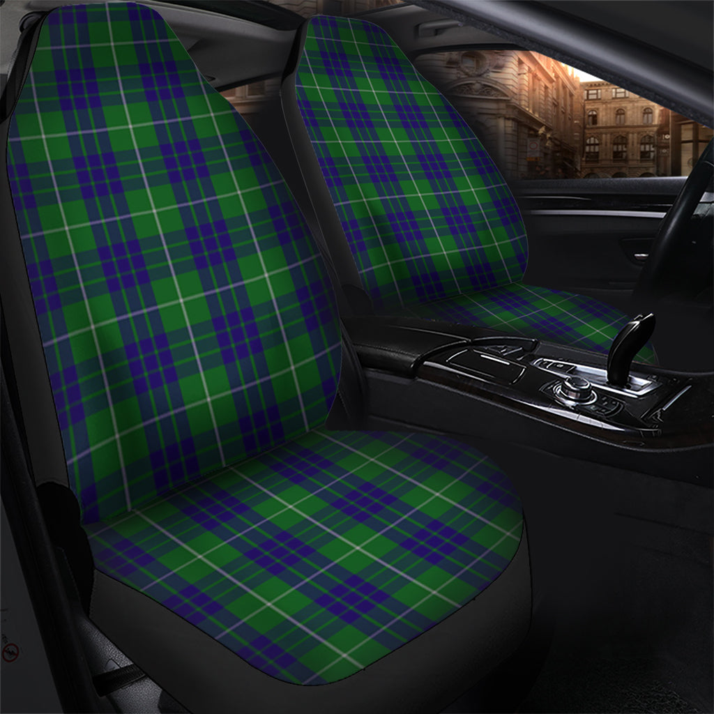 Hamilton Green Hunting Tartan Car Seat Cover One Size - Tartanvibesclothing