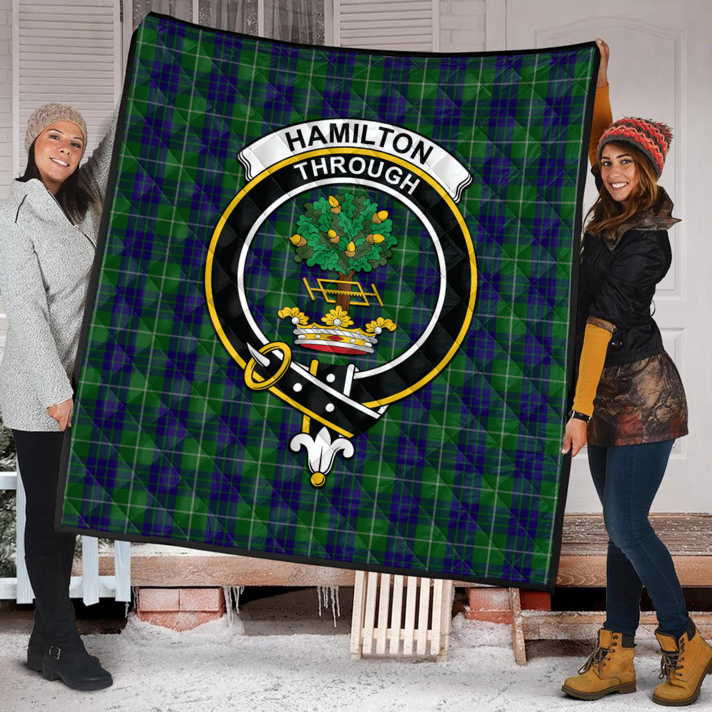 hamilton-green-hunting-tartan-quilt-with-family-crest