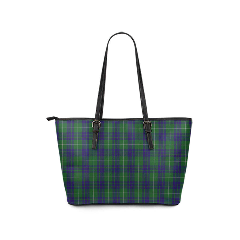 hamilton-green-hunting-tartan-leather-tote-bag