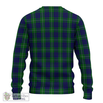 Hamilton Green Hunting Tartan Ugly Sweater with Family Crest DNA In Me Style